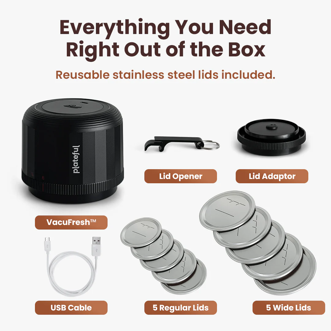 VacuFresh™ Mason Jar Vacuum Sealer - Image 5